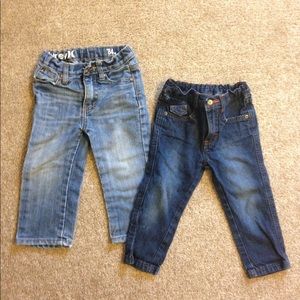 2 pairs of 24M-2T Toddler Boy Jeans
